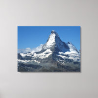Matterhorn Swiss Alps Wrapped Canvas