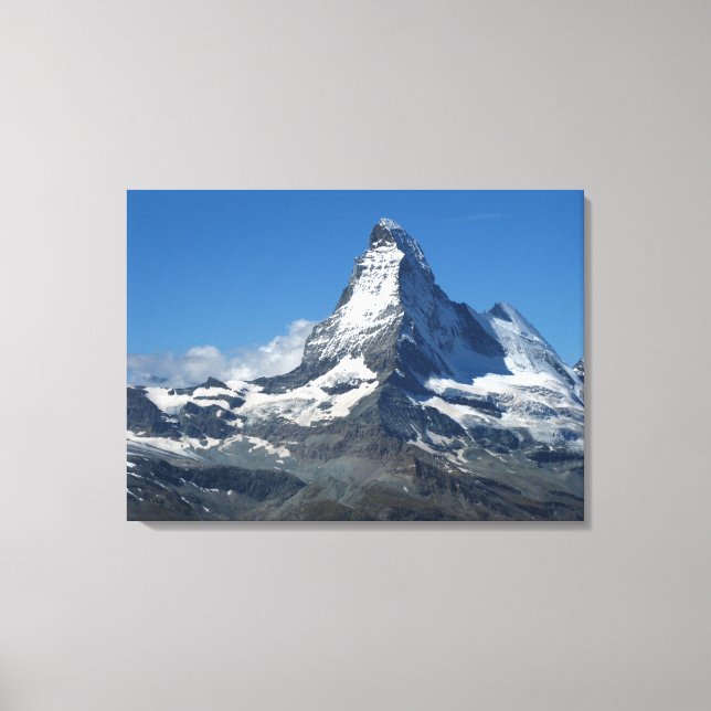 Matterhorn Swiss Alps Wrapped Canvas (Front)