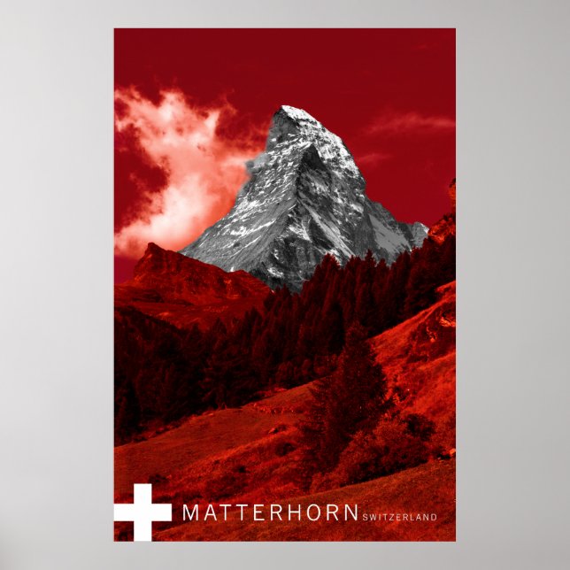 matterhorn switzerland poster (Front)