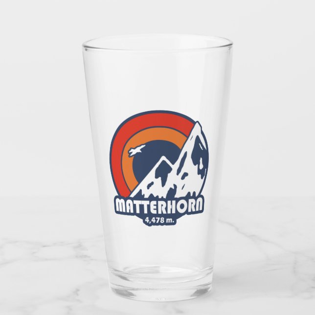 Matterhorn Switzerland Sun Eagle Glass (Front)