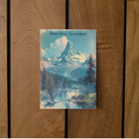 Matterhorn Switzerland Swiss Alps Vintage 