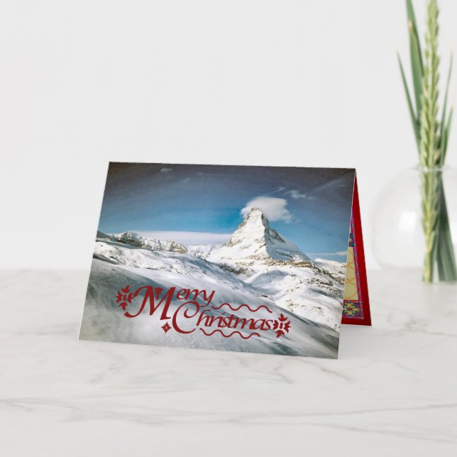 Matterhorn, Zermatt Holiday Card (Front)