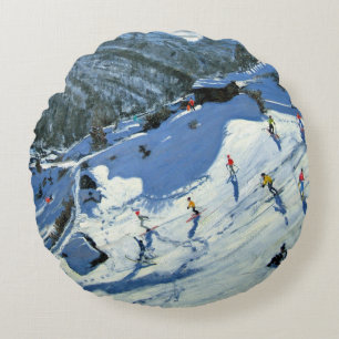 Matterhorn Zermatt Round Cushion