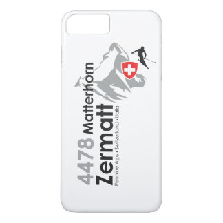 Matterhorn-Zermatt skiing Case-Mate iPhone Case