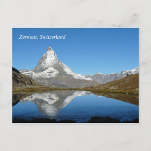 Matterhorn Zermatt Switzerland Postcard