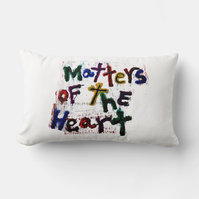 matters of the heart lumbar cushion (Front)