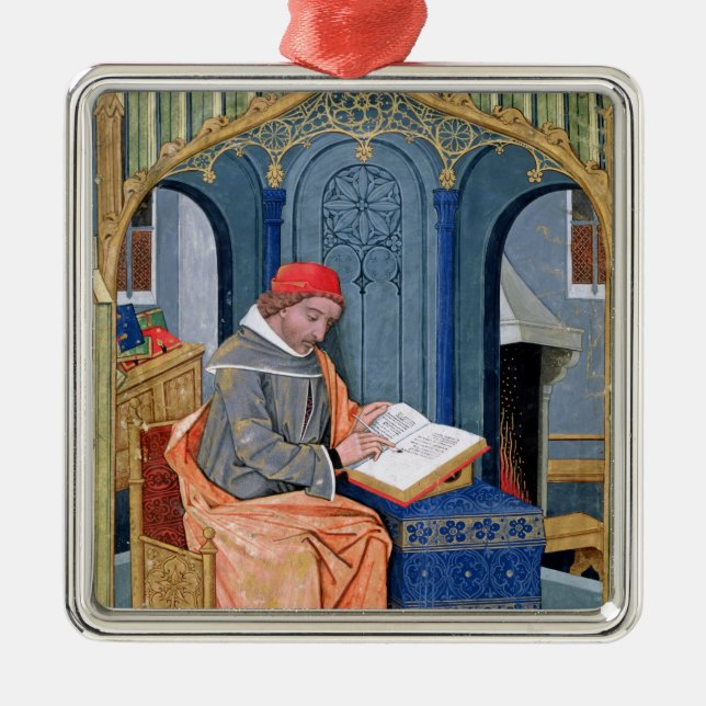 Matthaeus Platearius Metal Tree Decoration (Front)