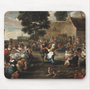 Mattheus van Helmont - A Peasant's Feast Mouse Pad
