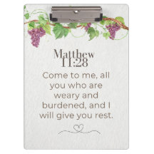 Matthew 11:28 Come to Me Scripture | Grapevine