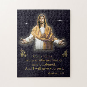 Matthew 11:28 jigsaw puzzle