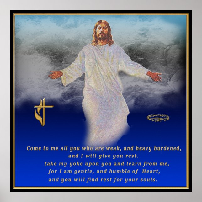 Matthew 11:28 poster (Front)