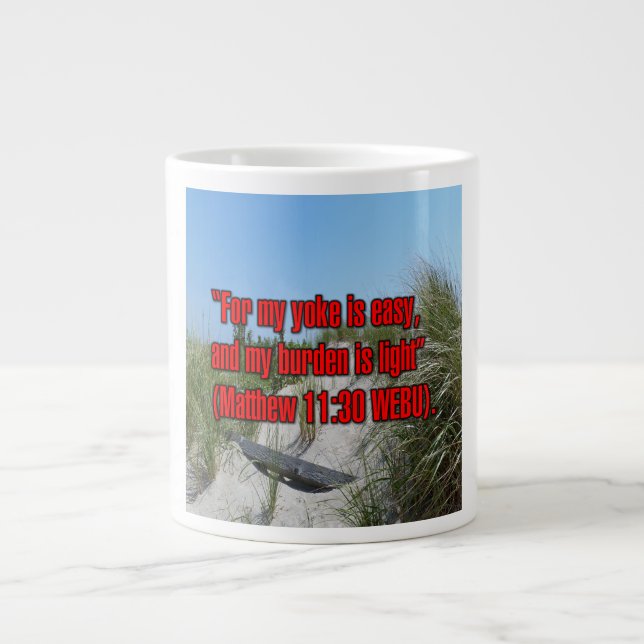 Matthew 11:30 WEBU Mug (Front)