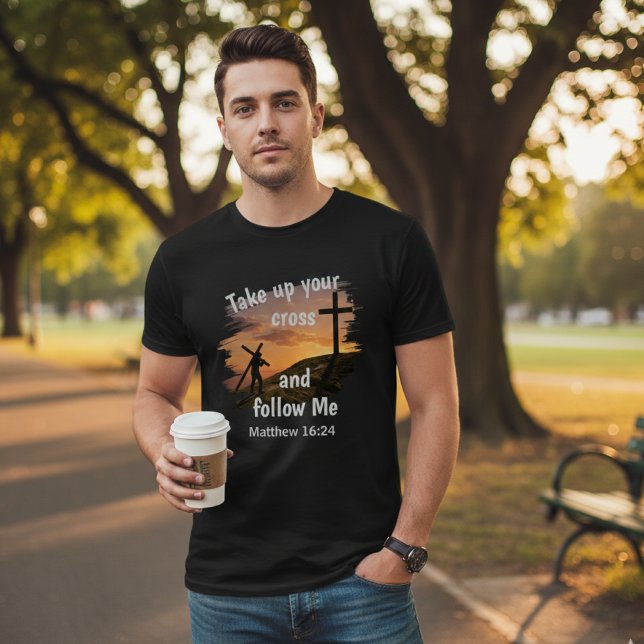 Matthew 16:24 Christian Faith T-Shirt (Creator Uploaded)