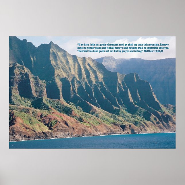 Matthew 17:20,21 poster (Front)