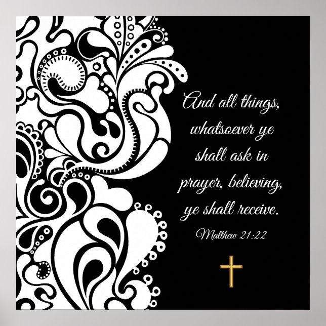 Matthew 21:22 poster (Front)