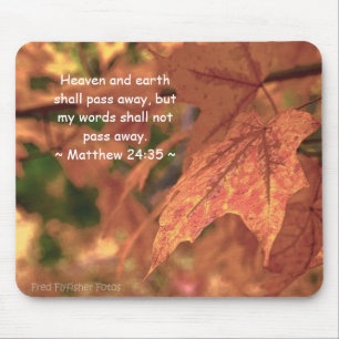 Matthew 24:35 mouse pad