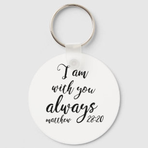 Matthew 28:20 key ring
