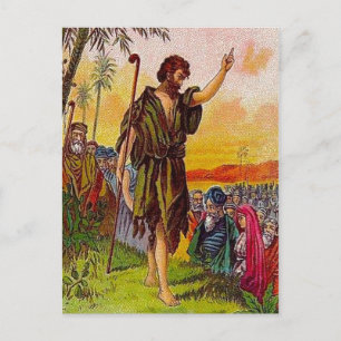 Matthew 3:1-6 Repent postcard