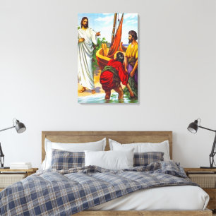 Matthew 4:18-22 Jesus Calls Fishermen 2 canvas Print