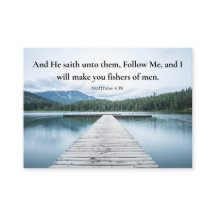Matthew 4:19 Follow Me Jesus Bible Verse