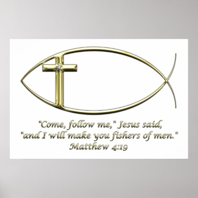 Matthew 4:19 poster (Front)
