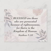 Matthew 5:10 Blessed are the Persecuted Beatitudes