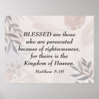 Matthew 5:10 Blessed are the Persecuted Beatitudes