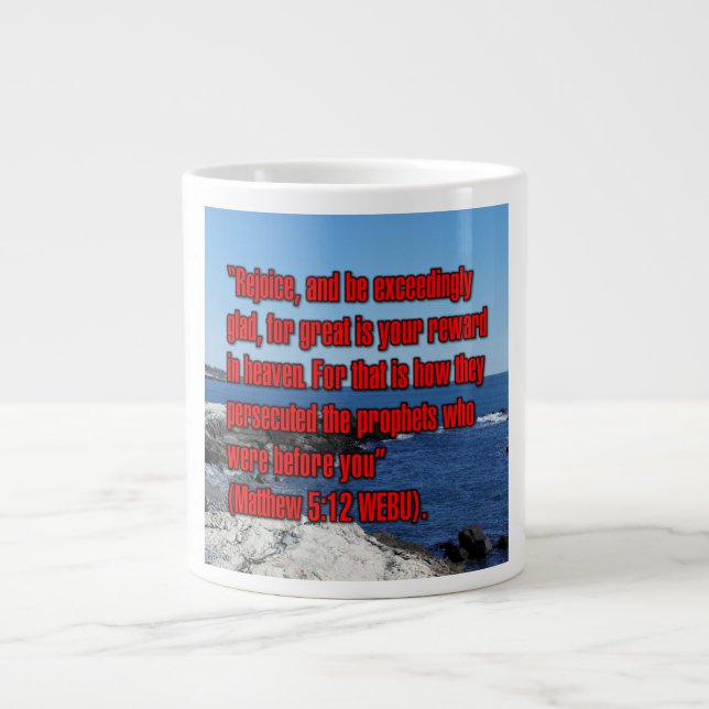 Matthew 5:12 WEBU Mug (Front)