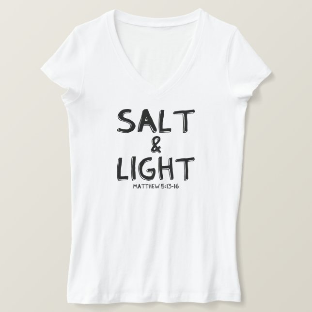 Matthew 5:13-16 T-Shirt (Design Front)