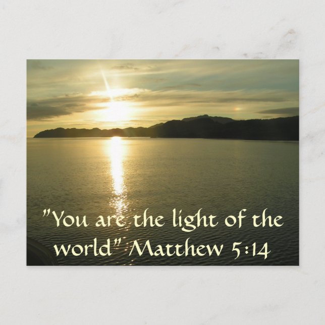 Matthew 5 :14 Postcard (Front)