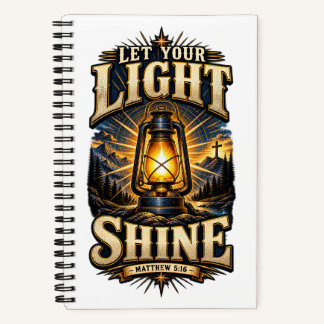 MATTHEW 5:16 Let Your Light Shine Notebook