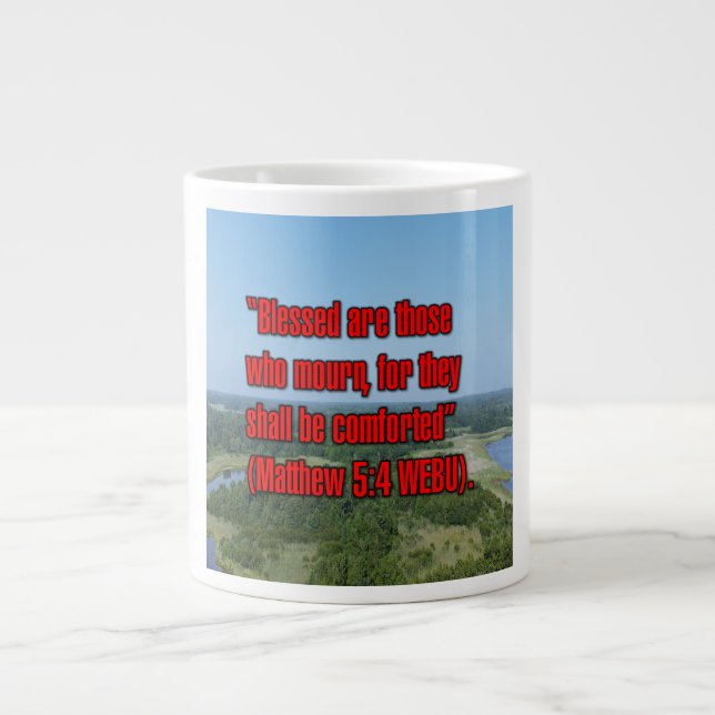 Matthew 5:4 WEBU Mug (Front)