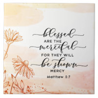 Matthew 5:7 Blessed are the Merciful Bible Verse 