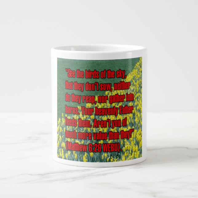 Matthew 6:26 WEBU Mug (Front)