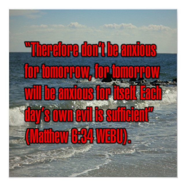 Matthew 6:34 WEBU Poster (Front)