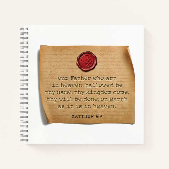 MATTHEW 6:9 - Journal (Front)