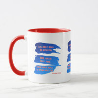 Matthew 7:7 KJV Bible Verse Two-Tone Mug