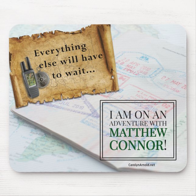 Matthew Connor Adventure series Mouse Pad (Front)
