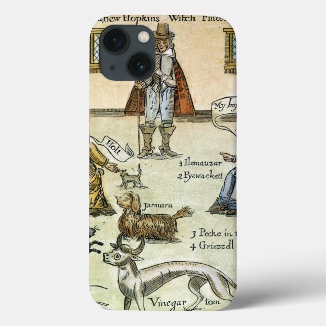 Matthew Hopkins (D 1647) Case-Mate iPhone Case (Back)