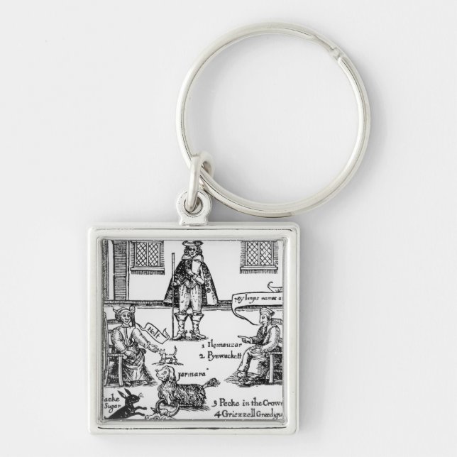 Matthew Hopkins, the Witchfinder General Key Ring (Front)