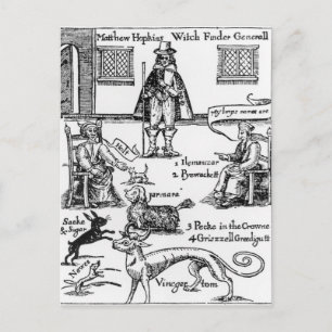 Matthew Hopkins, the Witchfinder General Postcard