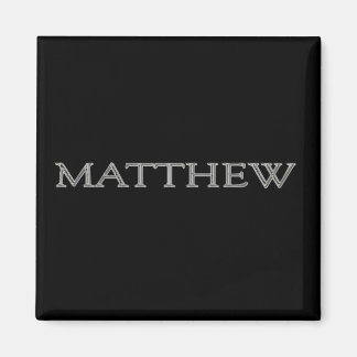 Matthew Personalised Name Magnet