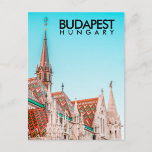Matthias Church, Budapest, Hungary Postcard