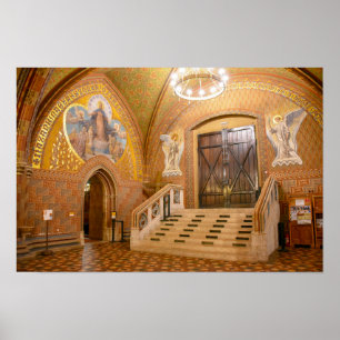 Matthias Church Vestibule, Budapest, Hungary Poster