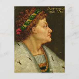 Matthias I, Hunyadi Postcard