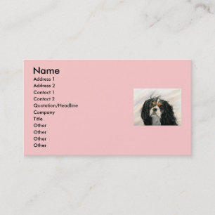Mattie the King Charles Cavalier Business Card