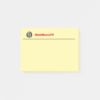 MattMorseTV Post It Notes (various sizes)