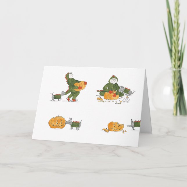 Matty and Ty Halloween card (Front)