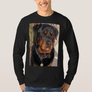 Mature Male Rottweiler Photo Portrait T-Shirt