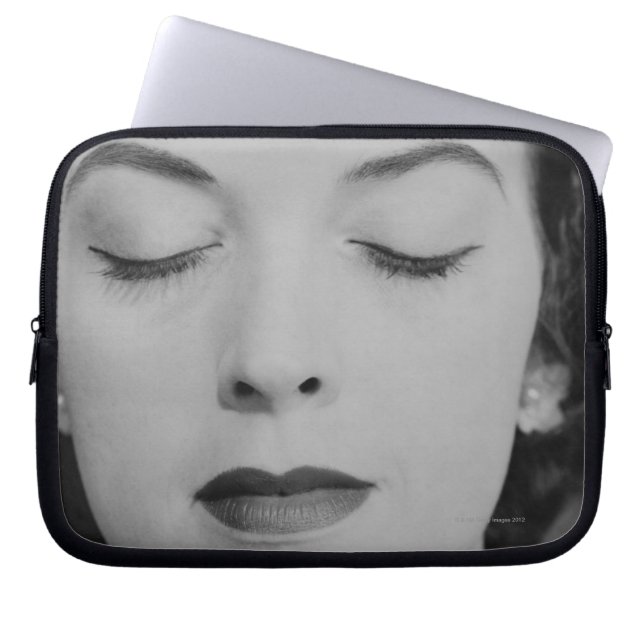 Mature Woman 2 Laptop Sleeve (Front)